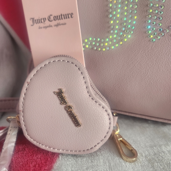 Juicy Couture Be Classic Satchel and coin purse- Dusty Blush - Picture 9 of 10